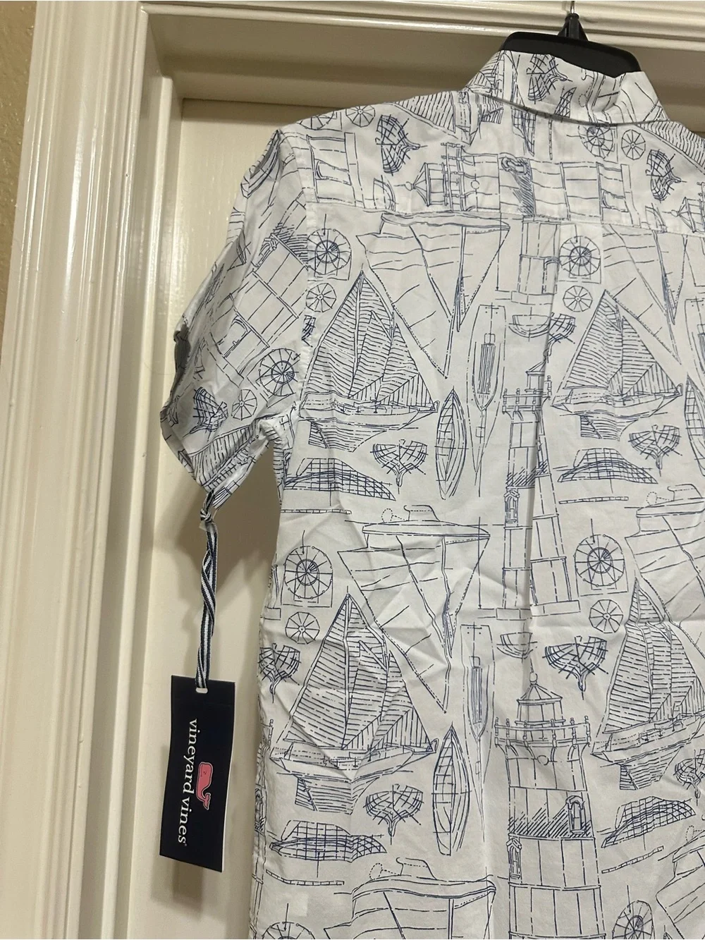 Boys Vineyard Vines L Nautical Button Shirt